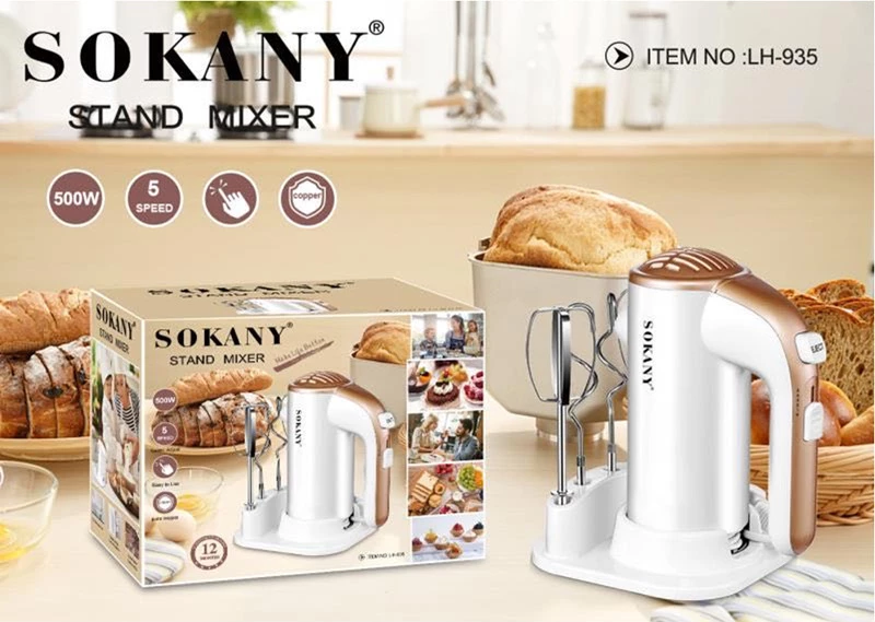 Sokany Μίξερ Με Stand 500W Lh-935