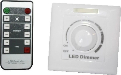 Επίτοιχο Dimmer Με Τηλεχειριστήριο IR , DIMMER220