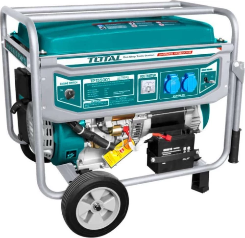 Ηλεκτρογεννήτρια Βενζίνης 5000W 389Cc/13 Ηρ - Total (Tp155001)