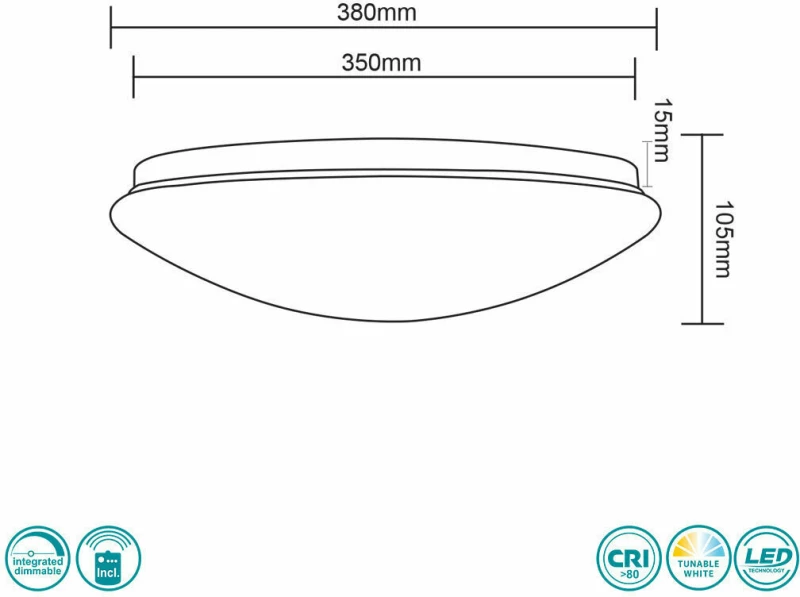 Trio Lighting Lukida R62961001
