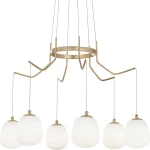 Ideal Lux Karousel Κρεμαστό Φωτιστικό Μοντέρνο Πολύφωτο Χρυσό