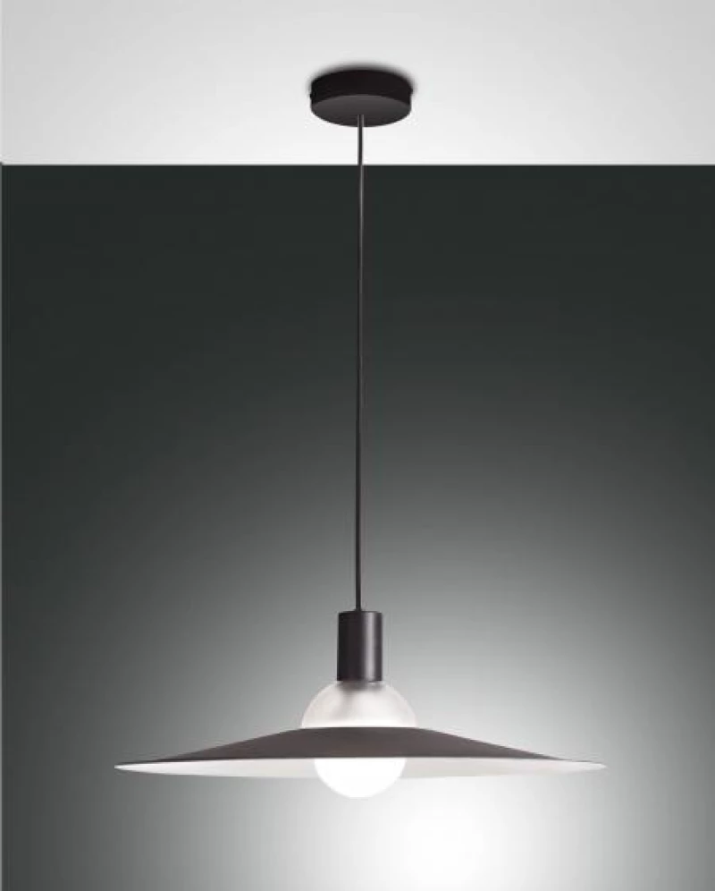 Fabas Luce Camilla Κρεμαστό Φωτιστικό Μοντέρνο Μονόφωτο Μαύρο