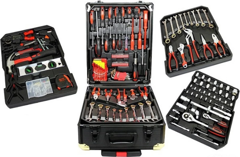 Εργαλειοθήκη βαλίτσα 186 εργαλείων Silver | OEM