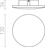 Rendl Light Studio Atlanta Επιτοίχιο Εξωτερικό Φωτιστικό R12825