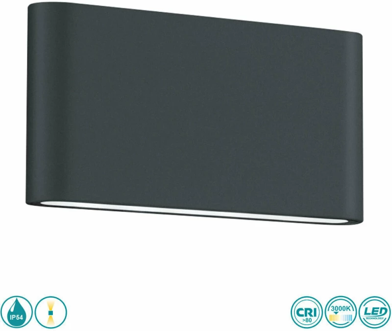 Trio Lighting Thames Επιτοίχιο Εξωτερικό Φωτιστικό 227660242