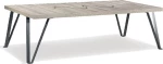Τραπεζάκι Σαλονιού Ορθογώνιο Φυσικό 120x70cm