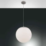 Fabas Luce Bong Κρεμαστό Φωτιστικό Μοντέρνο Μονόφωτο Λευκό