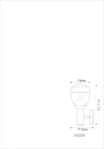 Globo Lighting Callisto Επιτοίχιο Εξωτερικό Φωτιστικό 34250