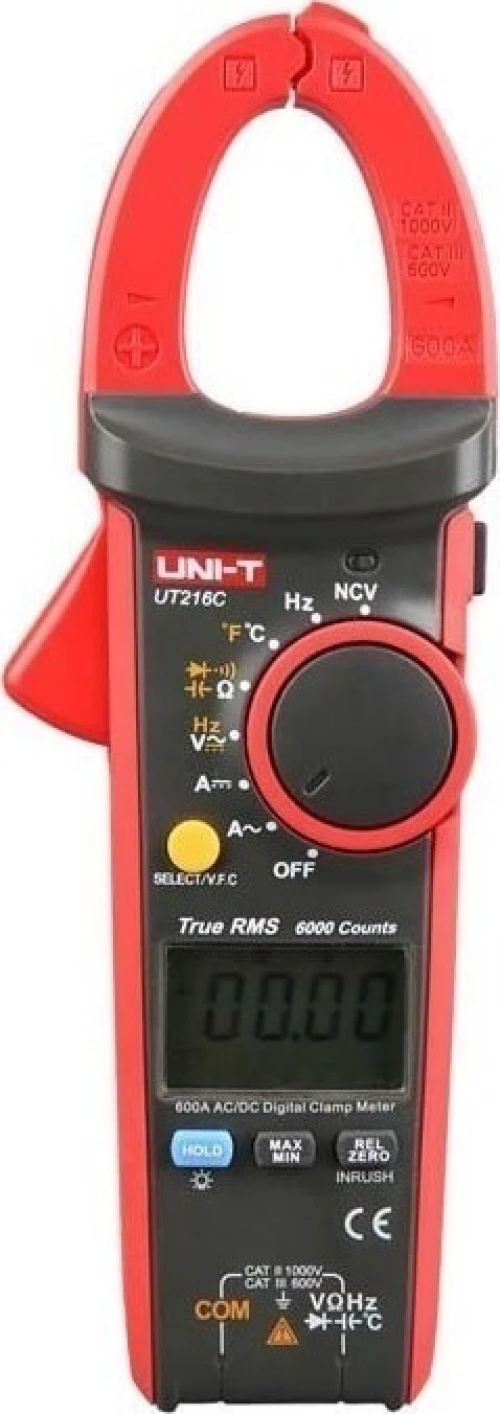 Αμπεροτσιμπίδα Uni-T Ac - Dc 600A True Rms