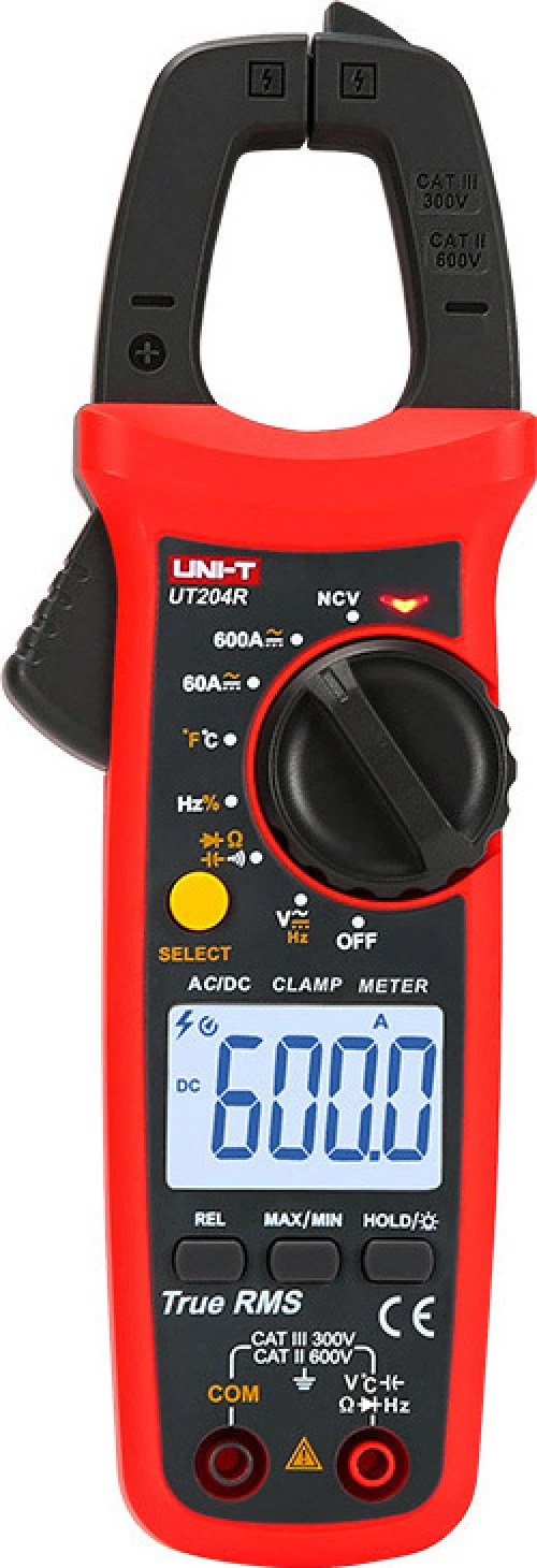 Uni-T Ut204R Αμπεροτσιμπίδαn 600A Ac, Dc True Rms