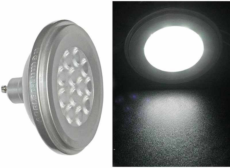 Adeleq Λάμπα LED για Ντουί GU10 και Σχήμα AR111 Ψυχρό Λευκό 880lm