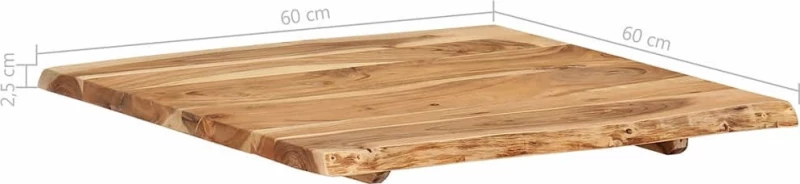 vidaXL Επιφάνεια Τραπεζιού 286327 60x60cm