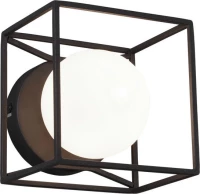 Trio Lighting Gabbia Φωτιστικό Τοίχου Μαύρο
