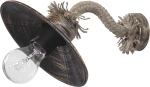 Heronia UT-160AP Rope Φωτιστικό Τοίχου Καφέ