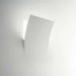 Ideal Lux Foglio Φωτιστικό Τοίχου Λευκό Απλίκα Γύψινη Λευκή