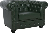 Πολυθρονα T.Chesterfield Hm3011.08 Τεχνοδερμα Κυπαρισσι 106X87X70 Εκ.
