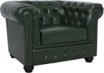Πολυθρονα T.Chesterfield Hm3011.08 Τεχνοδερμα Κυπαρισσι 106X87X70 Εκ.