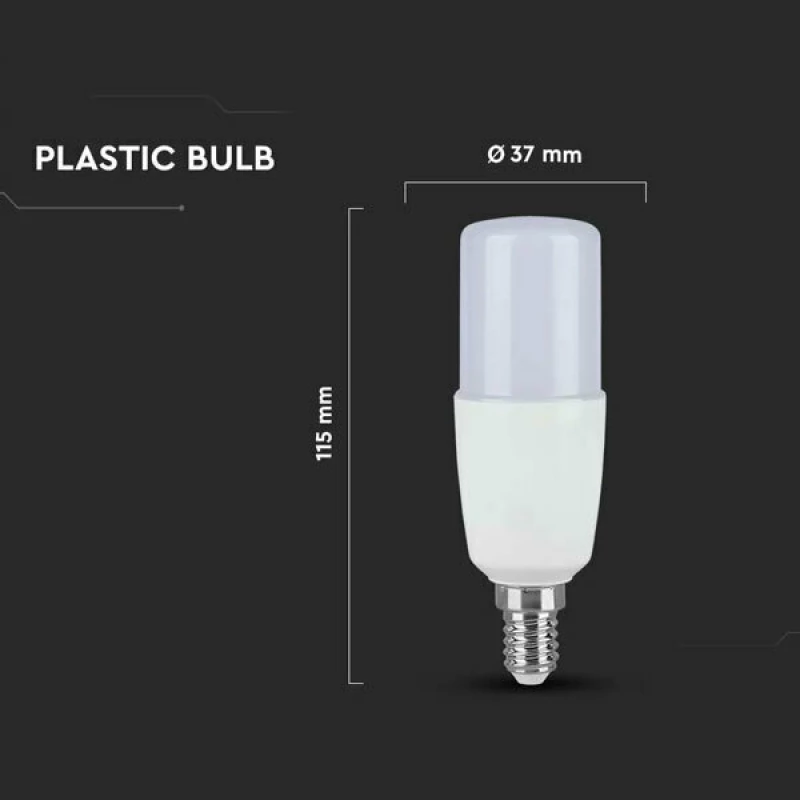 V-TAC VT-2029 Λάμπα LED για Ντουί E14 Θερμό Λευκό 750lm