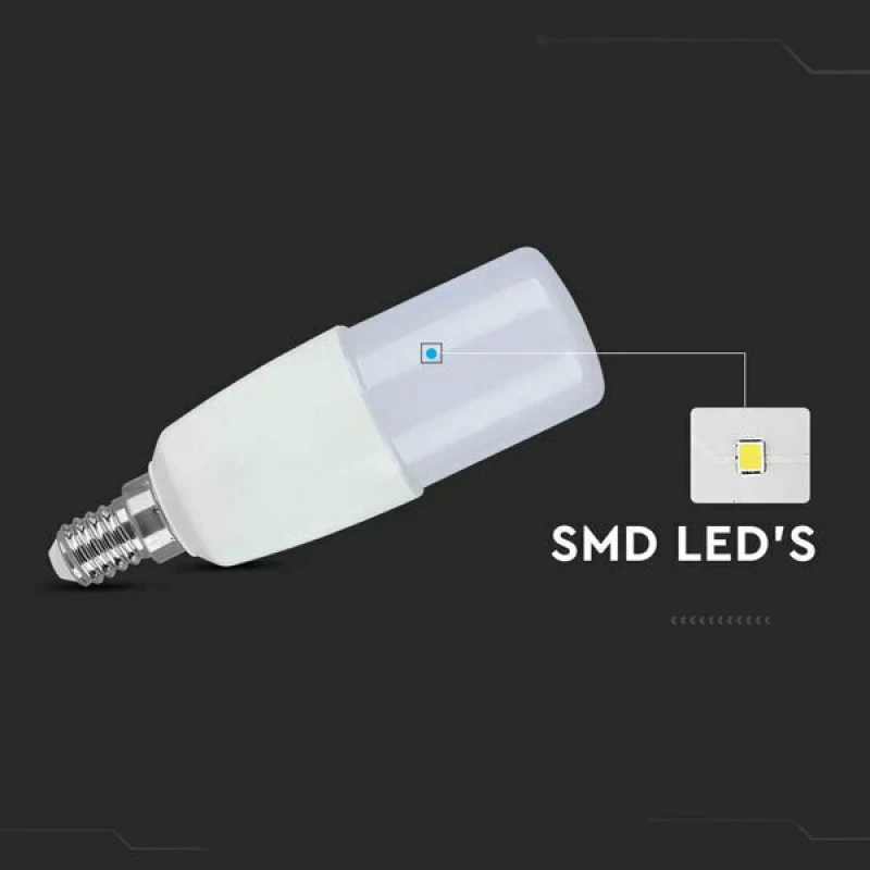 V-TAC VT-2029 Λάμπα LED για Ντουί E14 Θερμό Λευκό 750lm