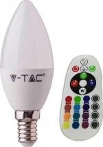 V-TAC VT-2214 Λάμπα LED για Ντουί E14 RGBW 320lm Dimmable