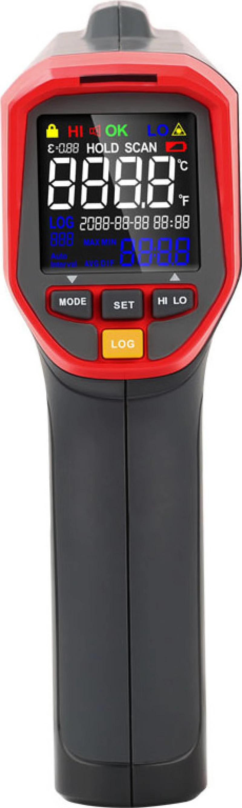Uni-T Ut302C+ Θερμόμετρο Υπέρυθρων -32℃ Εώς 1100℃