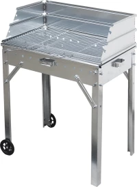 Thermogatz Ψησταριά Κάρβουνου 80x40cm Νο84 Γαλβανιζέ