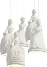 Home Lighting Κρεμαστό Φωτιστικό Μοντέρνο Πολύφωτο Λευκό