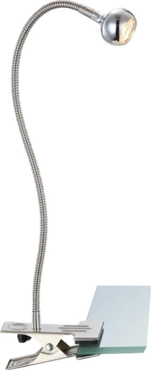 Φωτιστικό Clip-On Globo Lighting Serpent 24109K Νίκελ Ματ