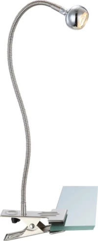 Φωτιστικό Clip-On Globo Lighting Serpent 24109K Νίκελ Ματ