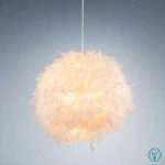 Globo Lighting Κρεμαστό Φωτιστικό Μοντέρνο Μονόφωτο Λευκό