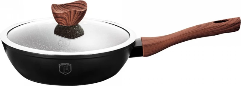 Berlinger Haus Τηγάνι με Καπάκι Ebony Rosewood Collection 24cm