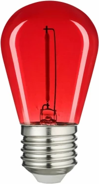Avide Λάμπα LED για Ντουί E27 και Σχήμα S14 Κόκκινο 50lm
