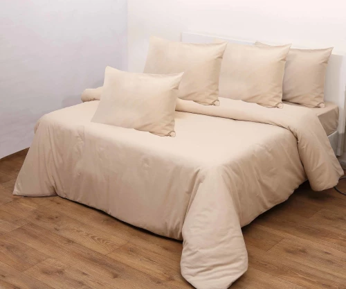 Viopros Σετ Σεντόνια Υπέρδιπλα 240x265 3100 Μπεζ