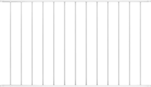 vidaXL Πάνελ Περίφραξης Λευκό 125x170cm 145226