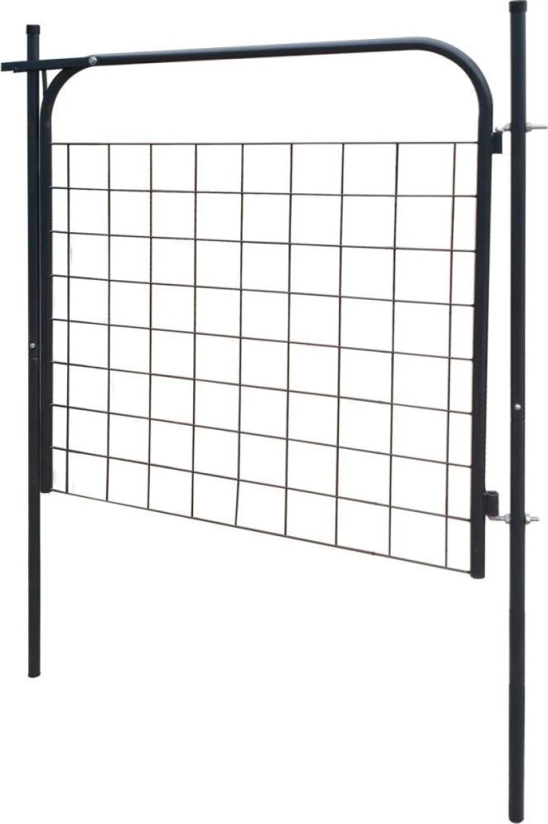 vidaXL Πόρτα Περίφραξης Κήπου Ανθρακί 100x100cm 142293