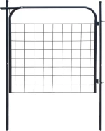 vidaXL Πόρτα Περίφραξης Κήπου Ανθρακί 100x100cm 142293