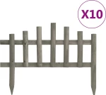 vidaXL Μπορντούρες Γκαζόν 10τμχ 35x440cm 314847