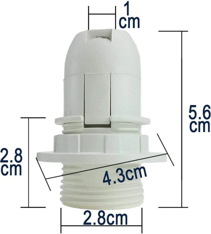 GloboStar 90072 E14 με Ροδέλα Μαύρο