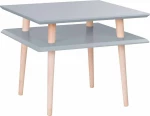 Τραπεζάκι Square Dark Grey 55Χ55X45 cm