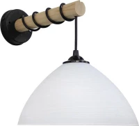 Heronia Stick BL-WH Φωτιστικό Τοίχου Μαύρο