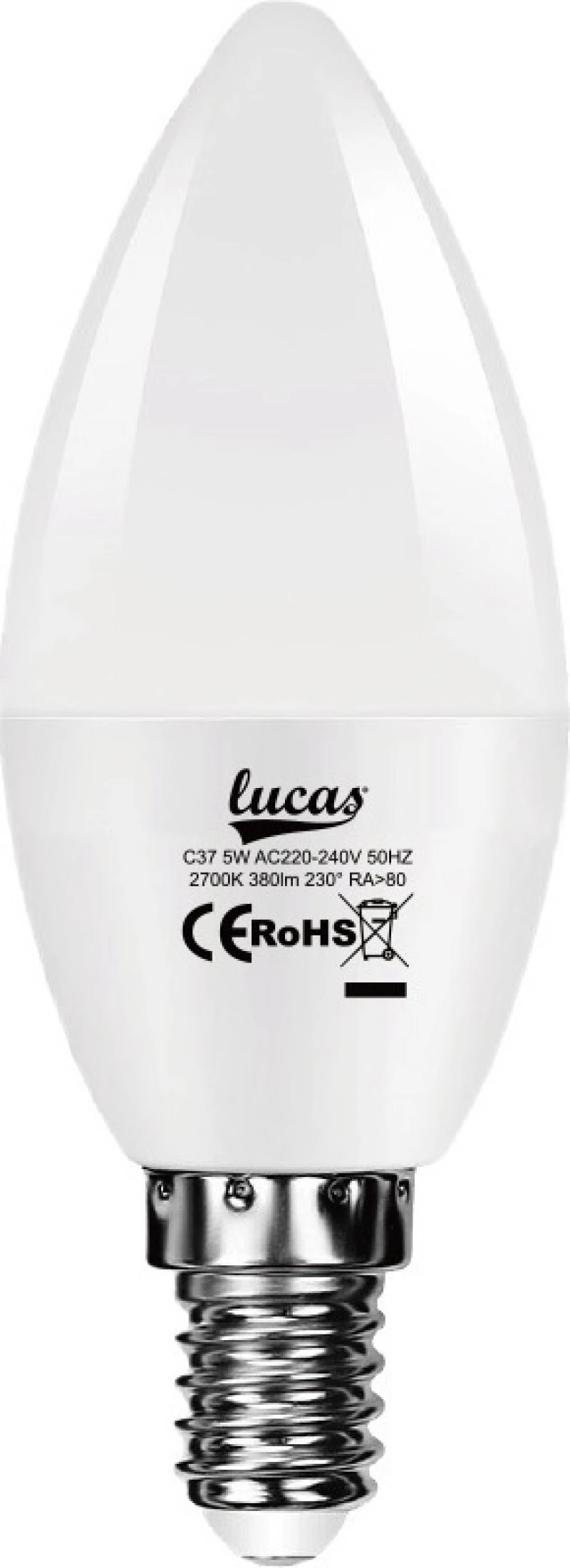 Lucas Λάμπα LED για Ντουί E14 Φυσικό Λευκό 400lm