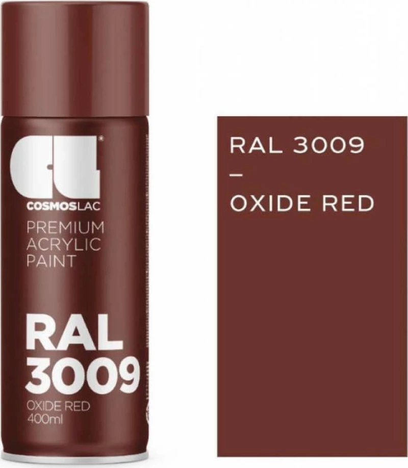 Cosmos Lac Σπρέι Βαφής Ακρυλικό Premium Acrylic Oxide Red 400ml