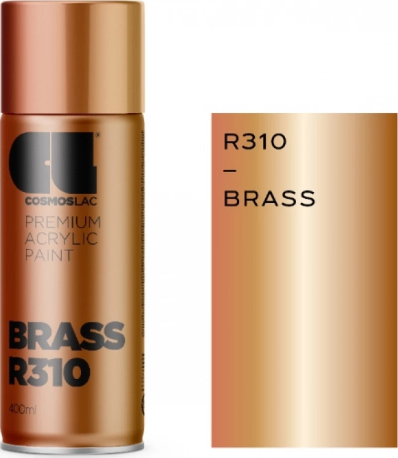 Cosmos Lac Premium Acrylic Σπρέι Βαφής Μπρούτζινο 400ml
