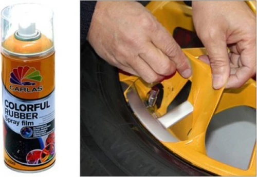 Simoni Racing Spray Film Σπρέι Προστατευτικού Φιλμ Πορτοκαλί 400ml