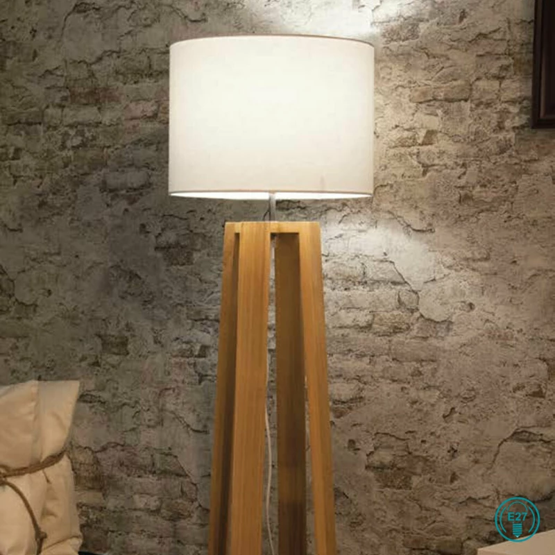 Fan Europe Berry Φωτιστικό Δαπέδου Λευκό με Ύψος 165cm
