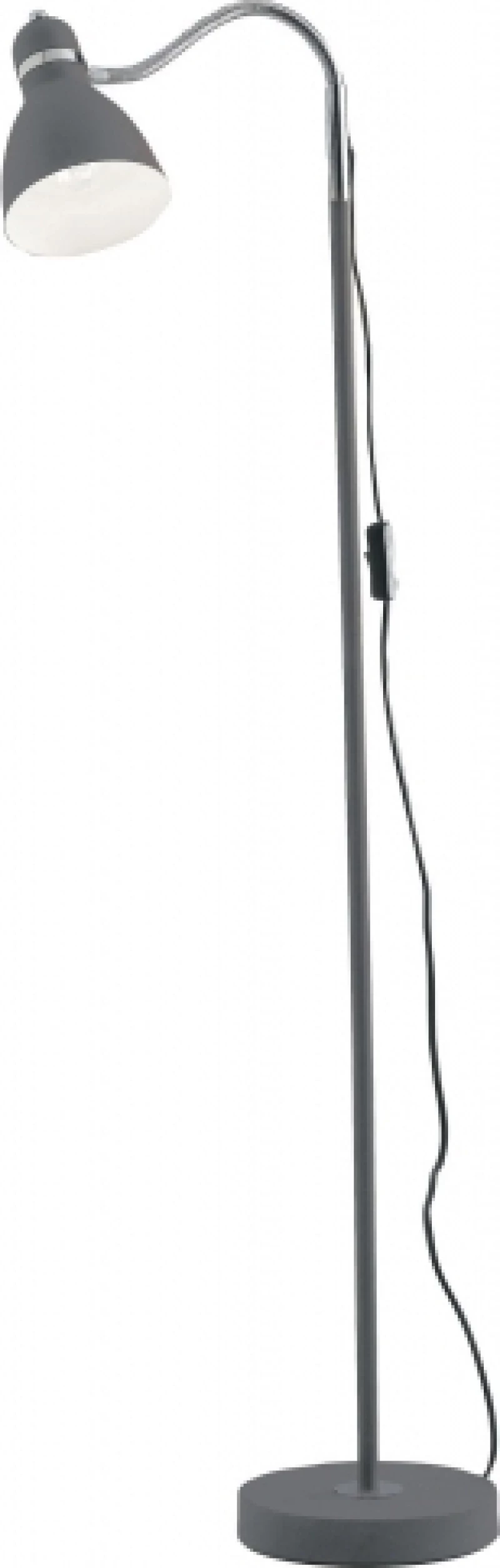 Fan Europe Φωτιστικό Δαπέδου Γκρι με Ύψος 142cm E27