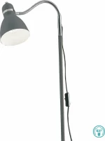 Fan Europe Φωτιστικό Δαπέδου Γκρι με Ύψος 142cm E27