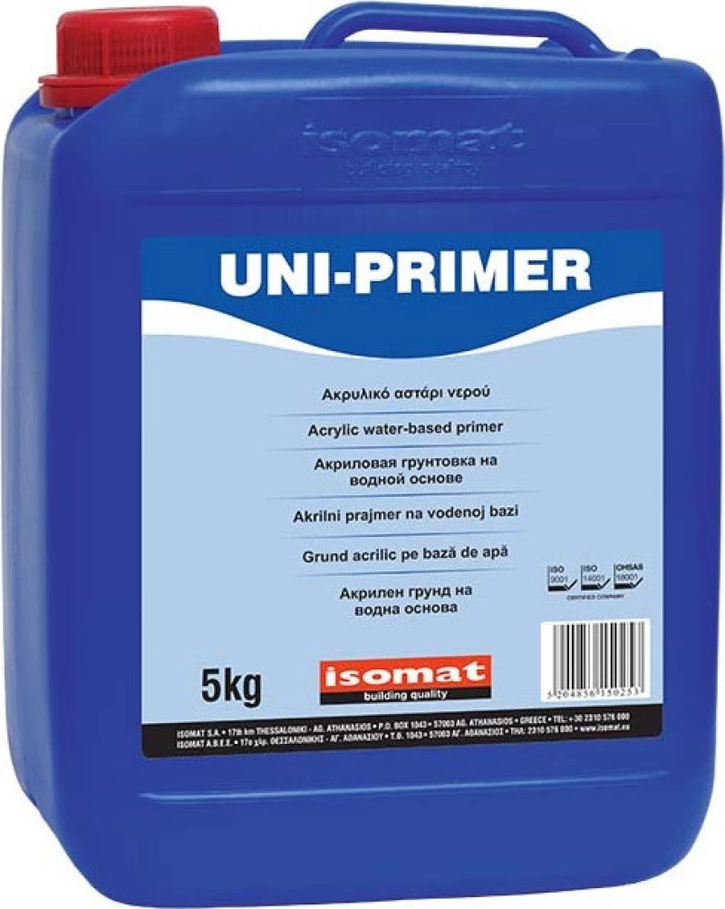 Isomat Uni-Primer 5kg Λευκό
