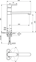Ideal Standard Cerafine Inox BC501AA