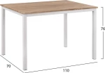 Τραπεζαρία 5τμχ 110x70cm